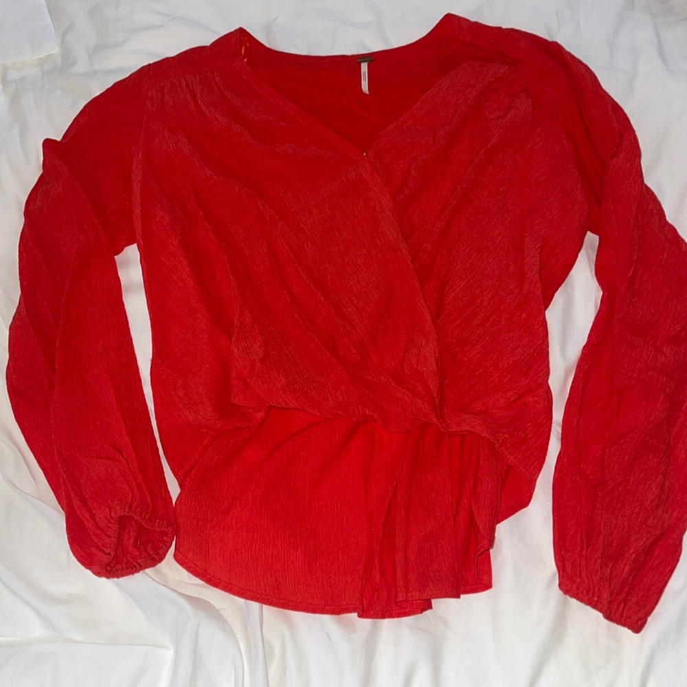 Free People long sleeve blouse